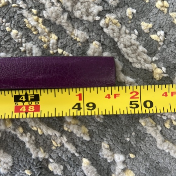 Mattioli Belt - Purple Leather with Tags! Never Worn! (Made in Belarus/Italy) - Picture 7 of 8
